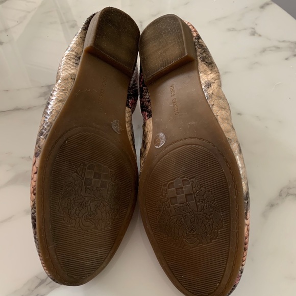 Vince Camuto Pink Snakeskin Flats - Picture 4 of 4
